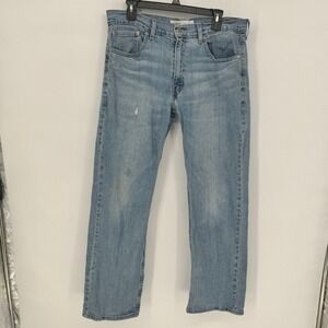 Signature by Levi Strauss & Co S61 Relaxed Mens Light Wash Blue Jeans 34X30